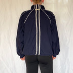 Windbreaker med blomster detaljer